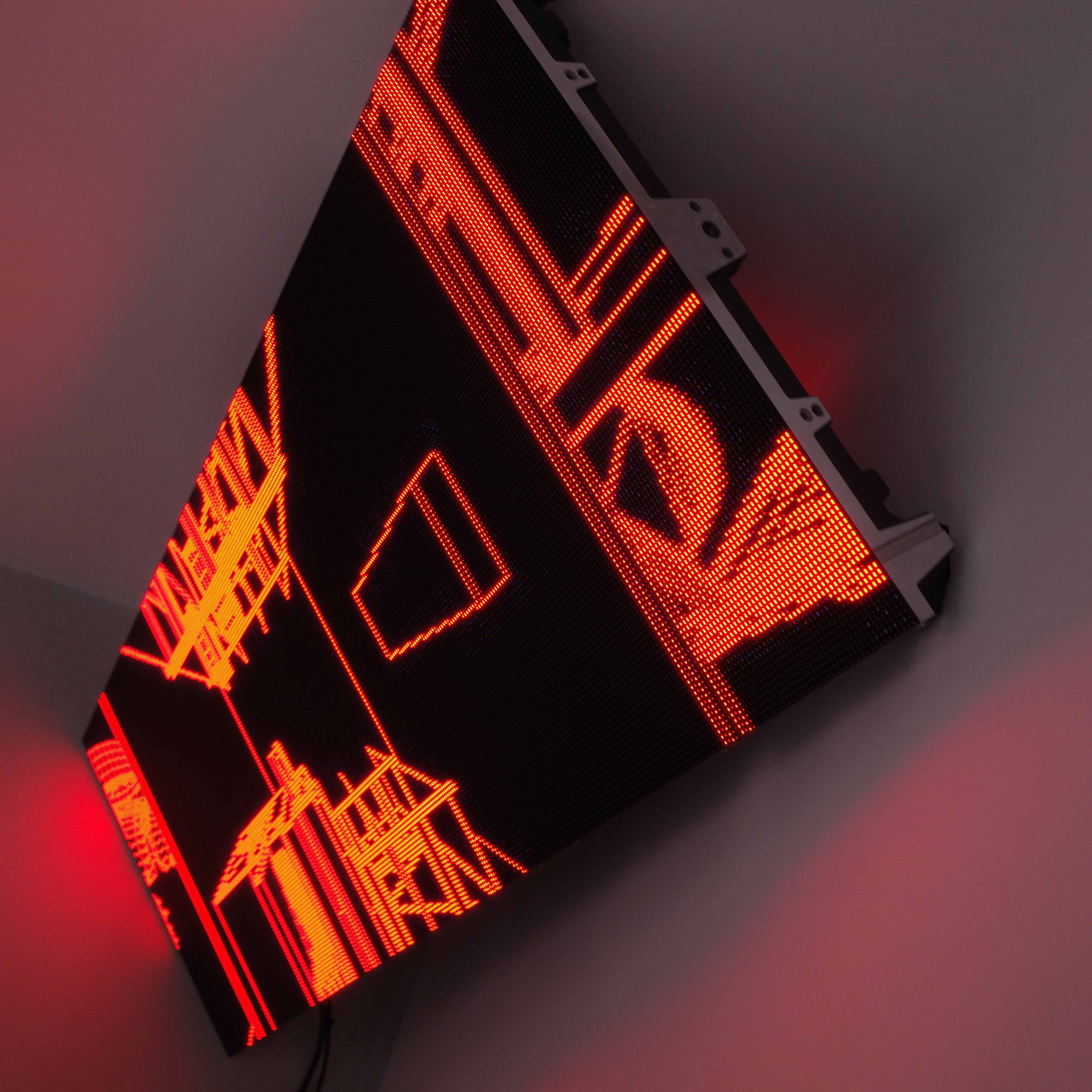Spøgelsesmaskinen / The Desktop  – LED display (128x384px)