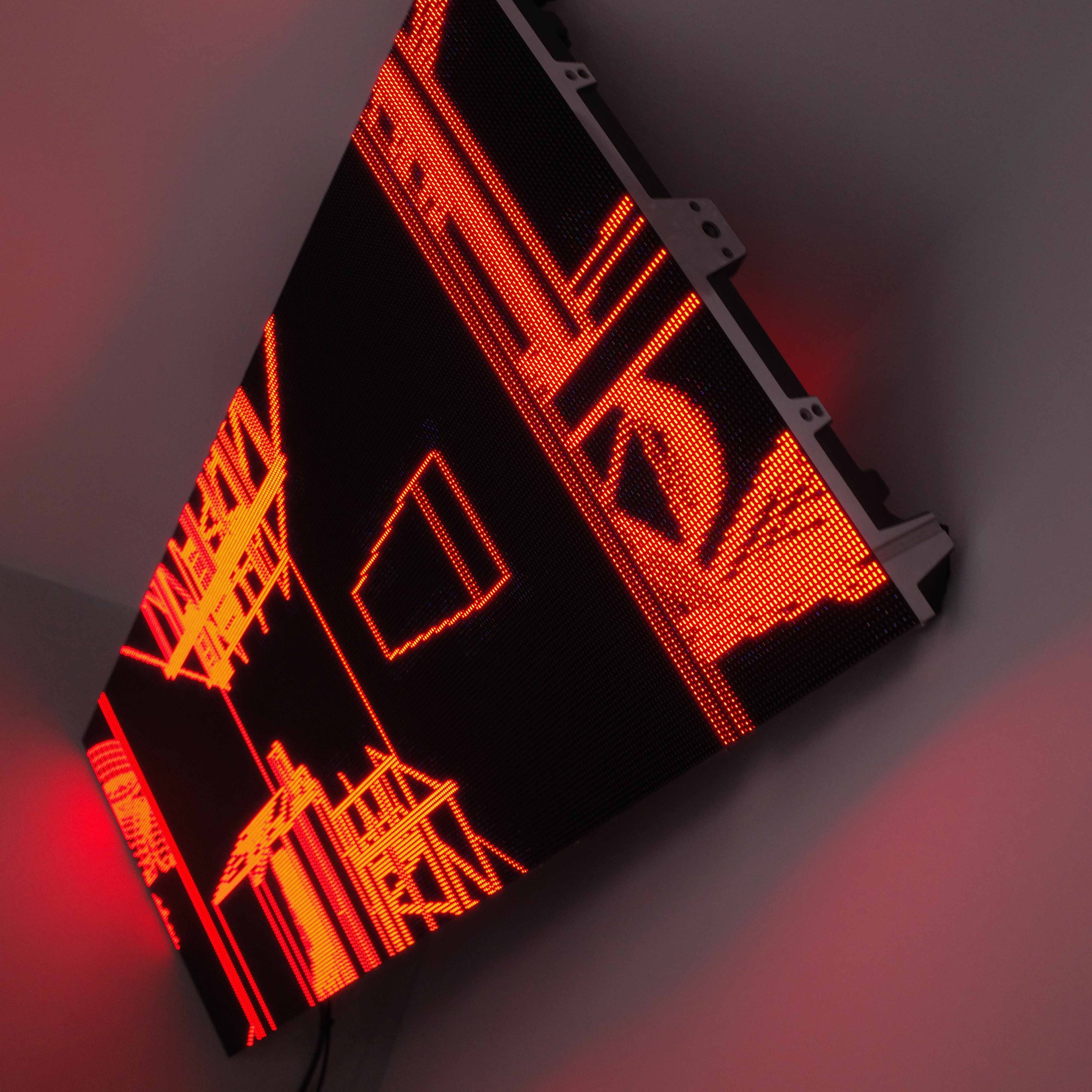 Spøgelsesmaskinen / The Desktop – LED display (128x384px)
