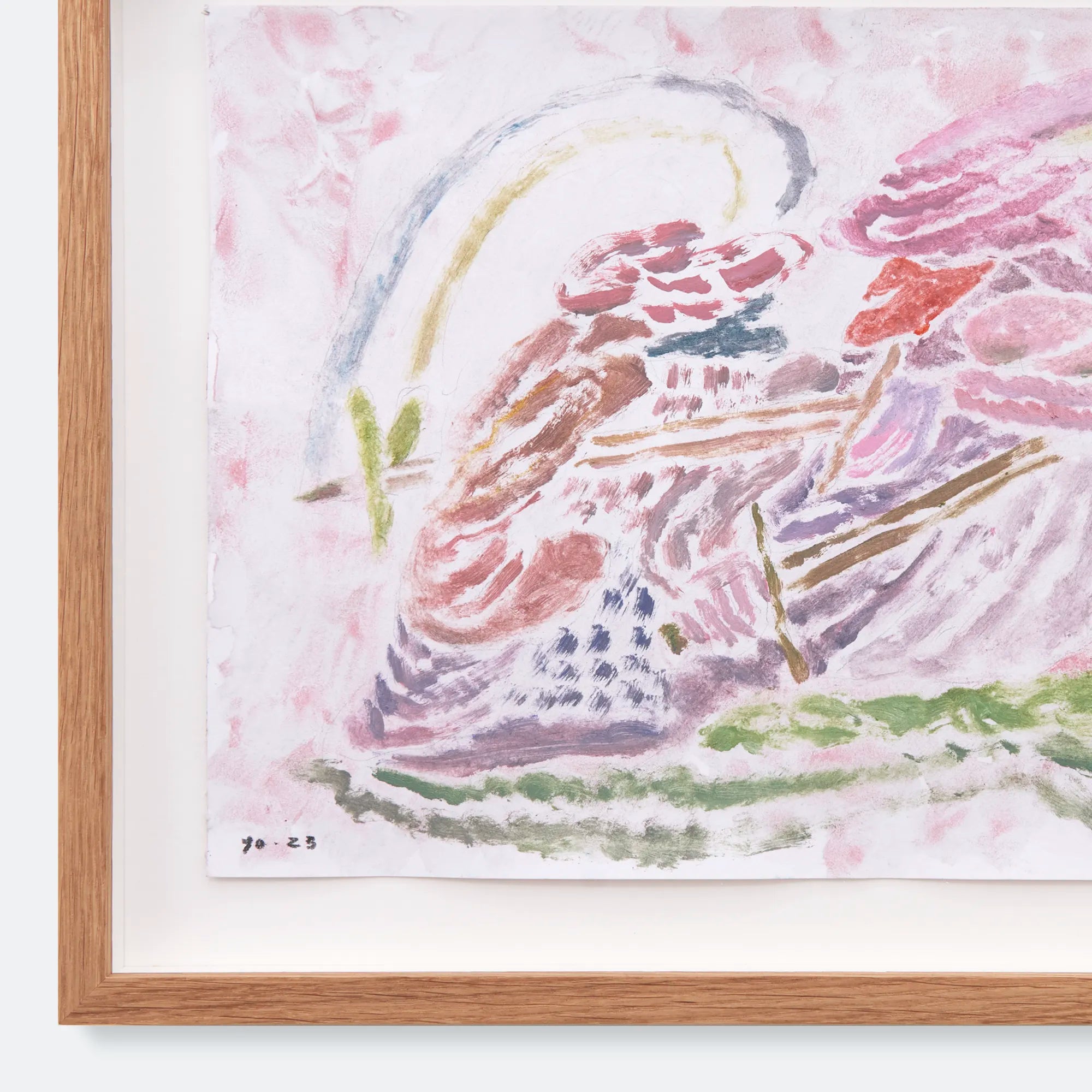Jakob Oksbjerg - Sister of Golden Hearts - framed