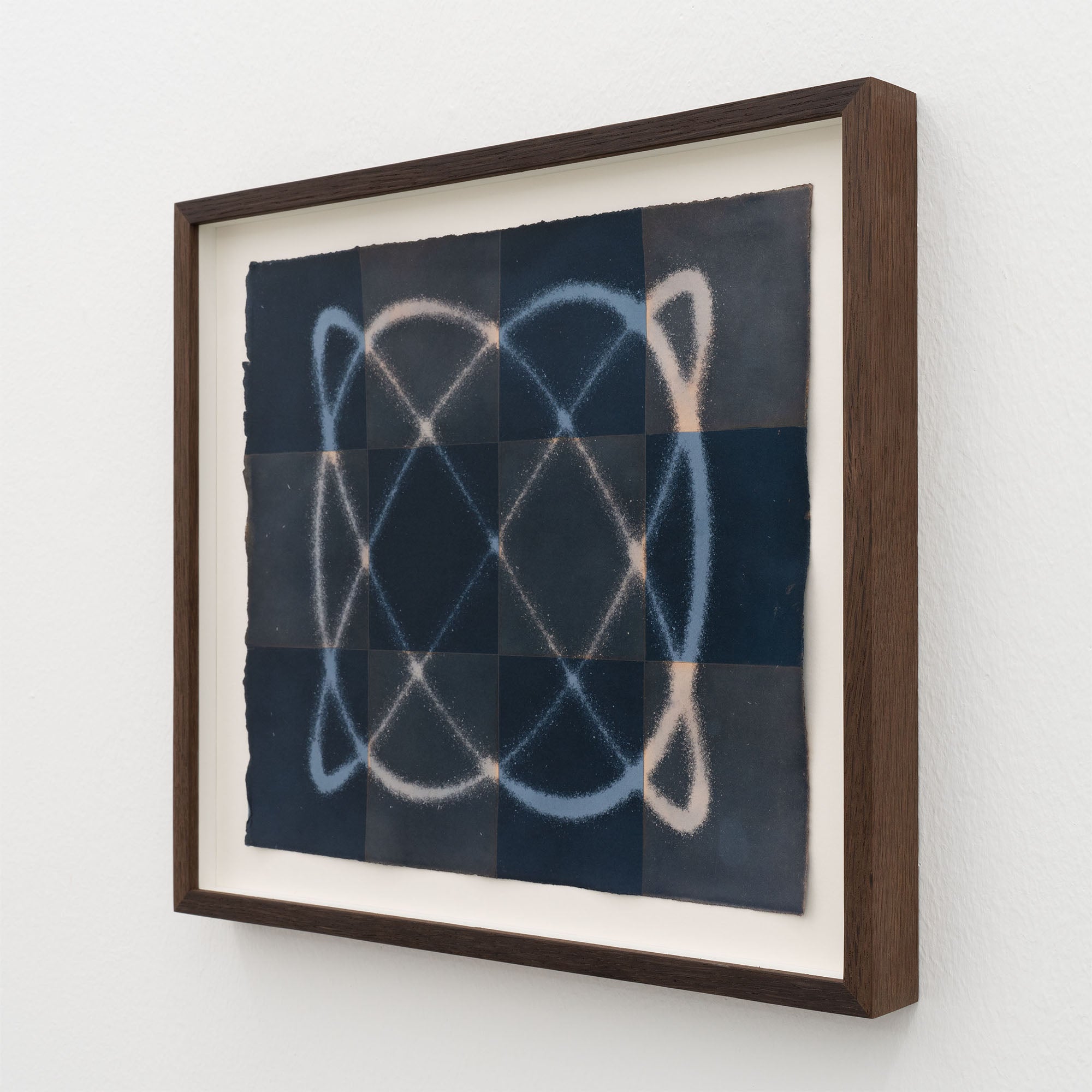 Louise Foo - Wave in Flux, Logwood Study (3:4) - framed