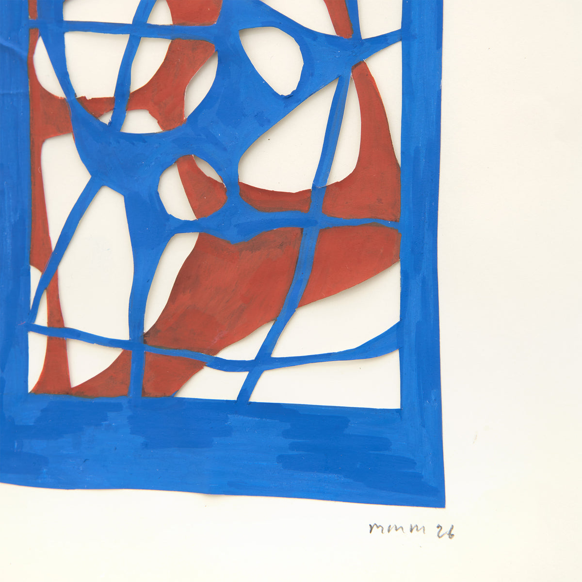Mathias Malling Mortensen - Untitled – Original framed artwork