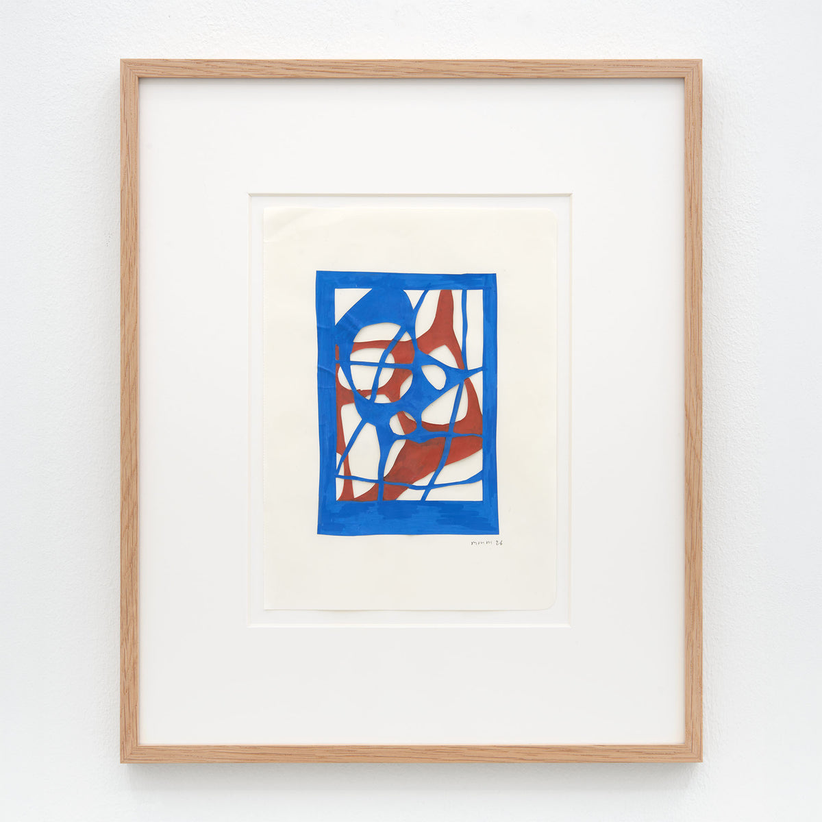 Mathias Malling Mortensen - Untitled – Original framed artwork