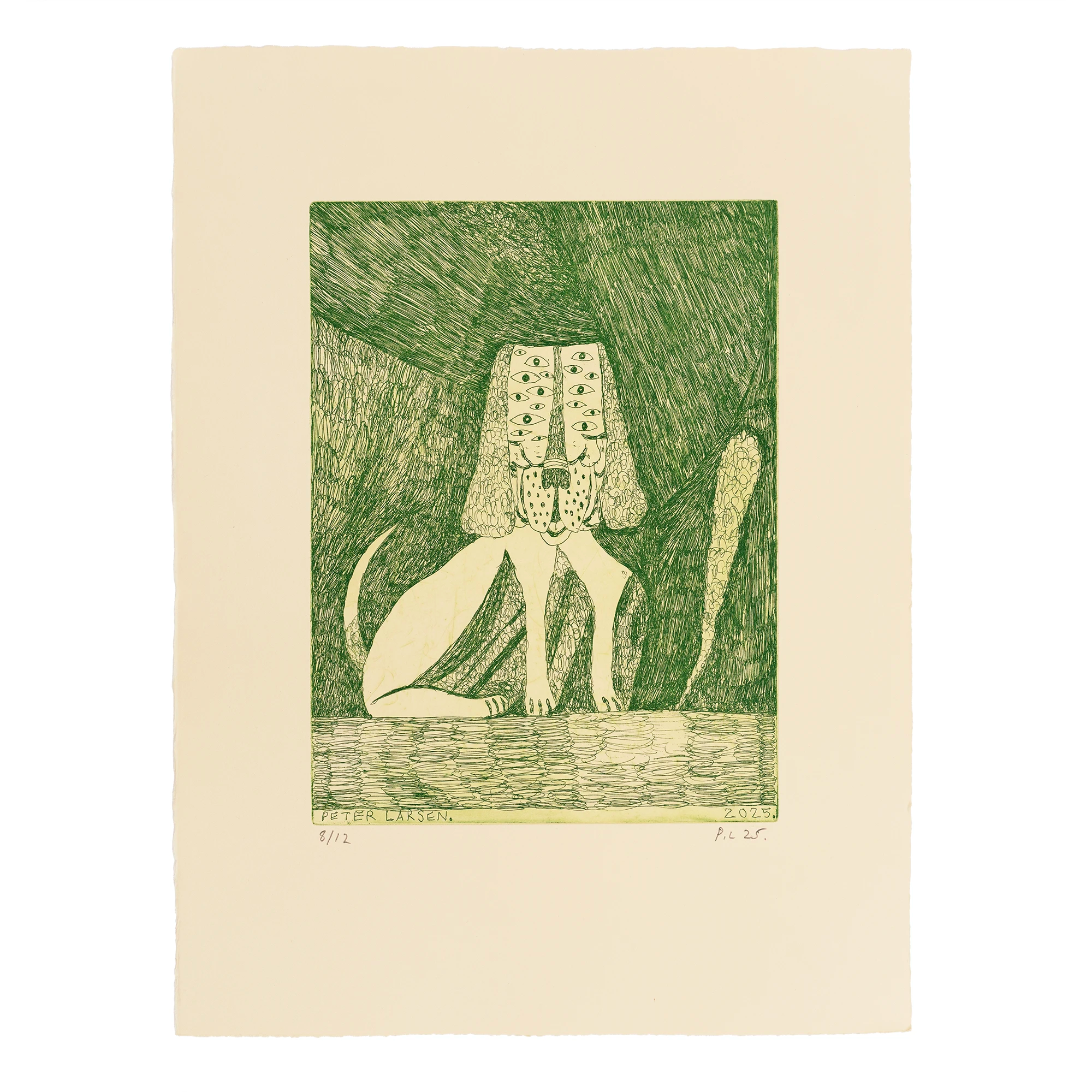 Peter Larsen - Untitled (Dog with 17 eyes)