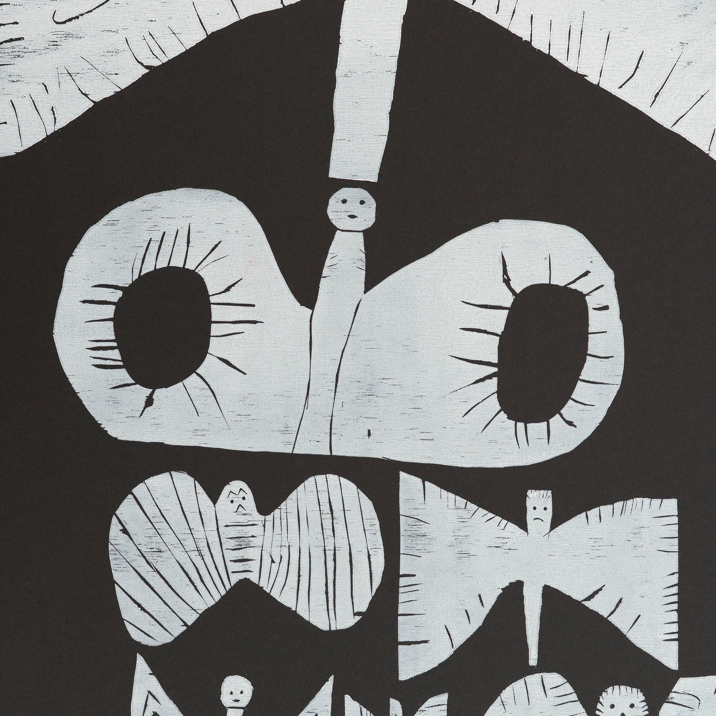 Sune Christiansen - Black woodcut