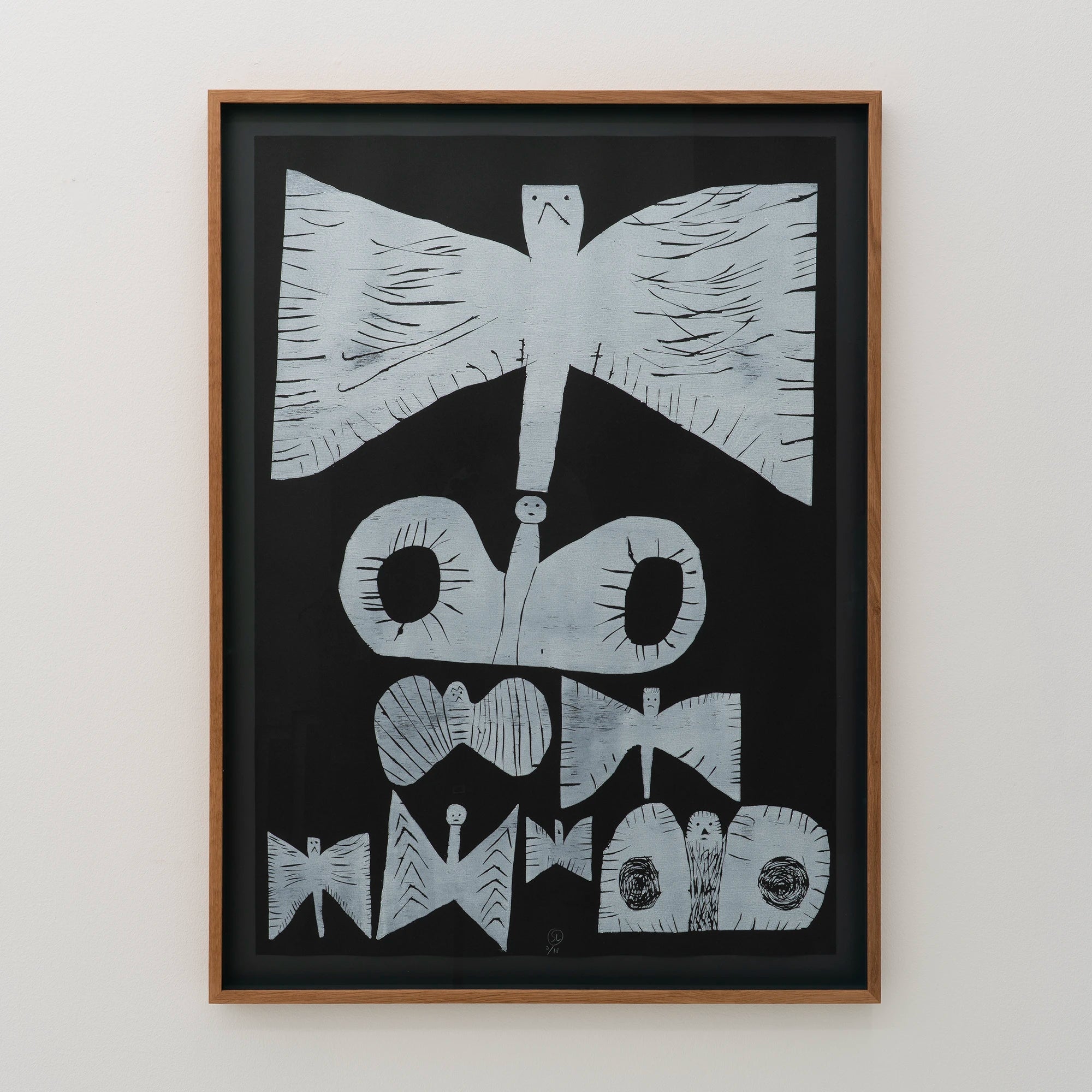 Sune Christiansen - Black woodcut
