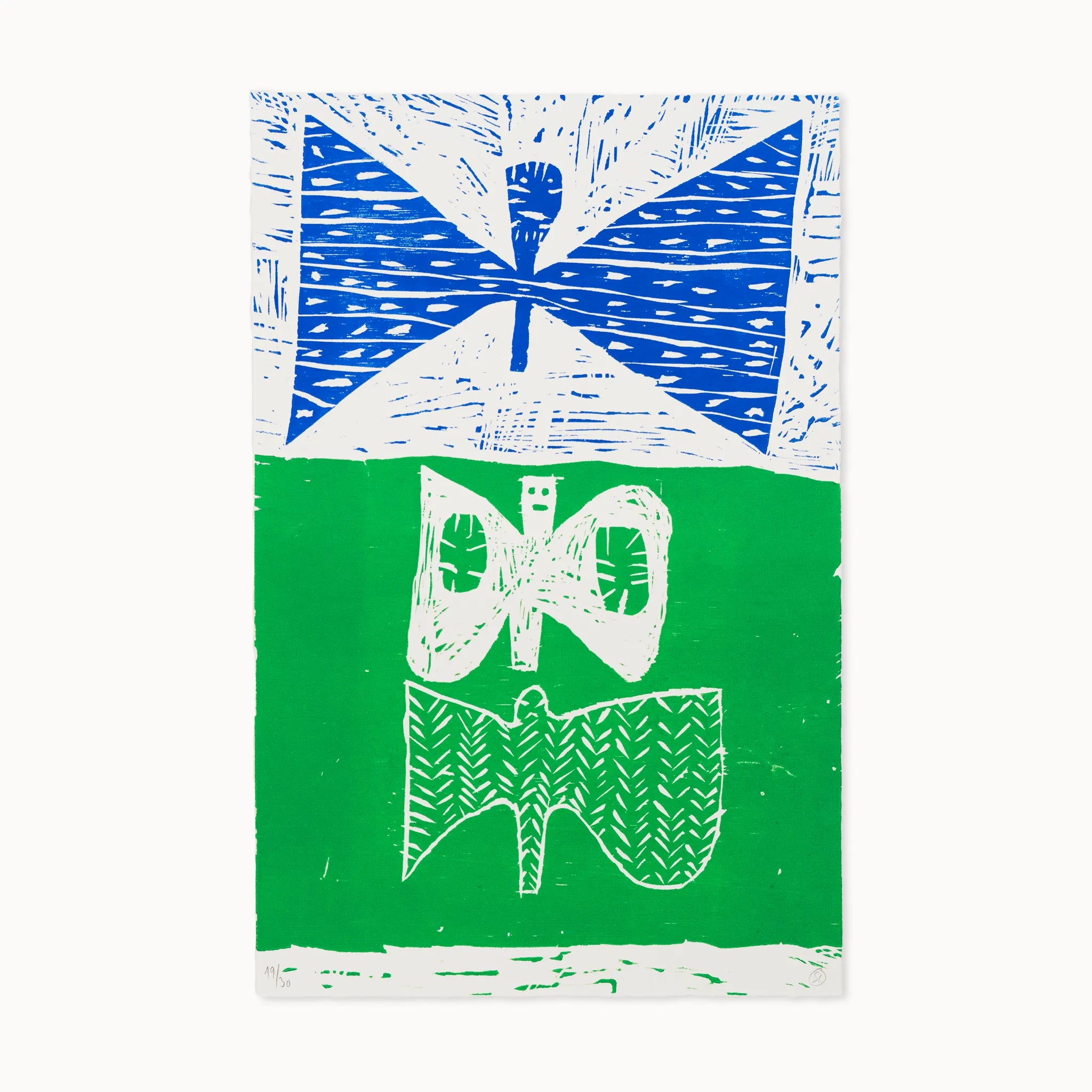 Sune Christiansen - Untitled - woodcut