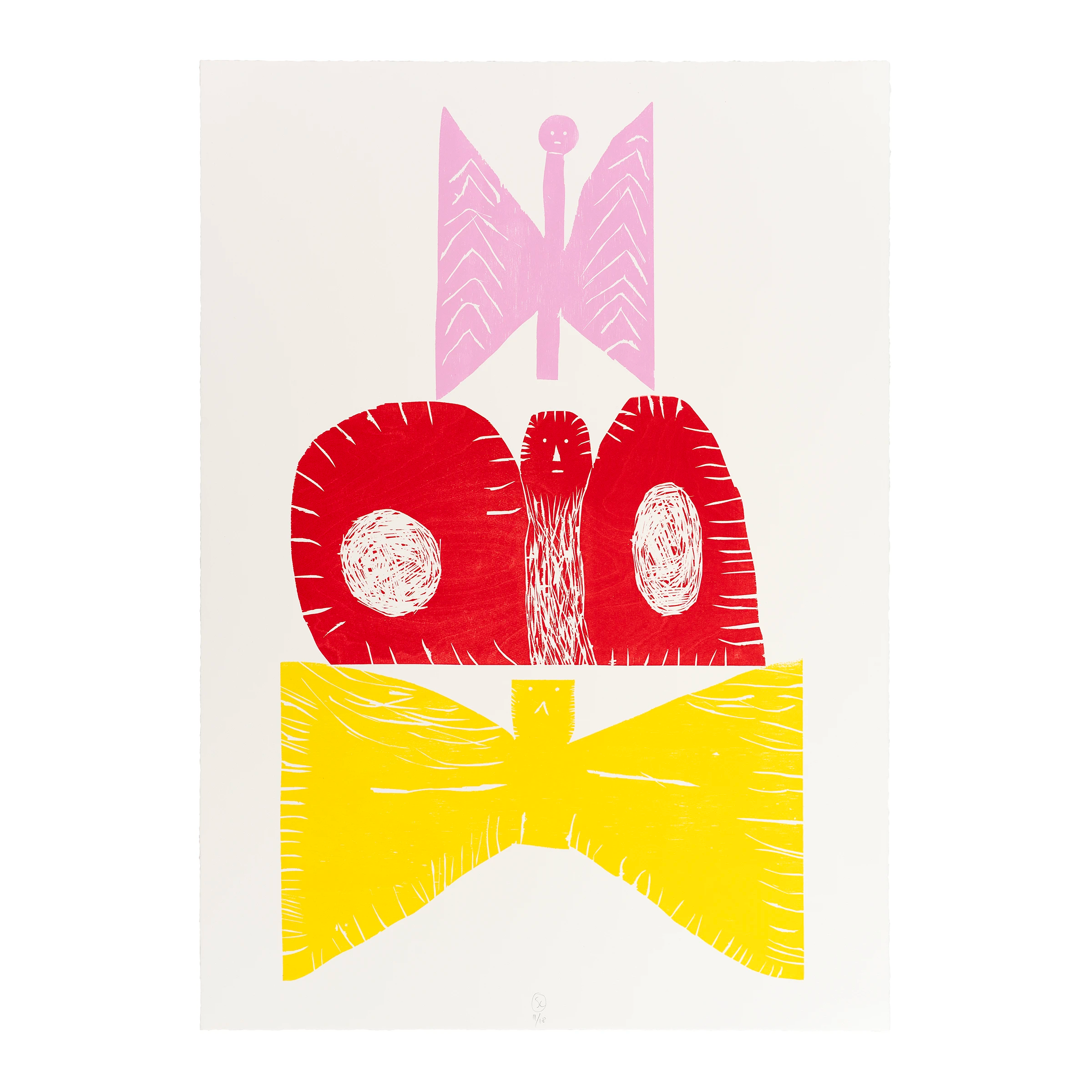 Sune Christiansen - Colour woodcut
