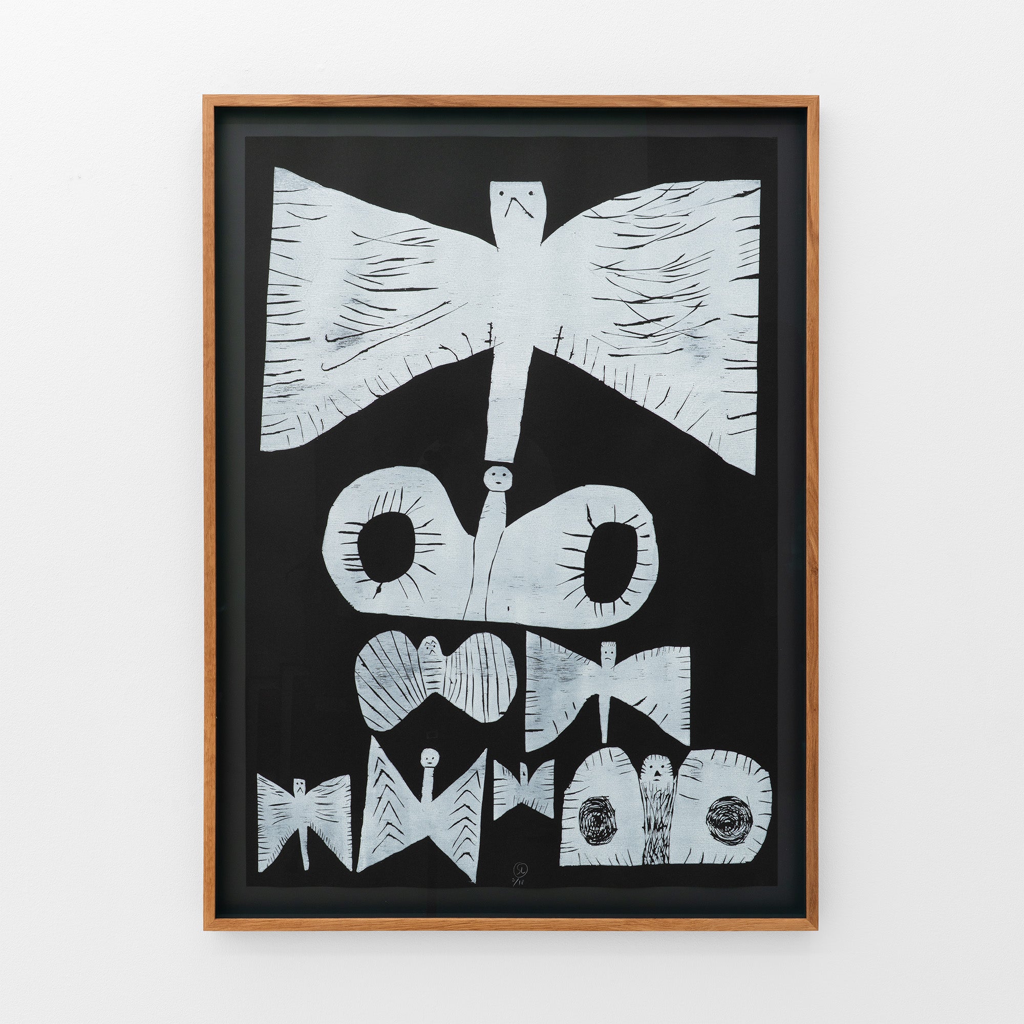 Sune Christiansen - Black woodcut