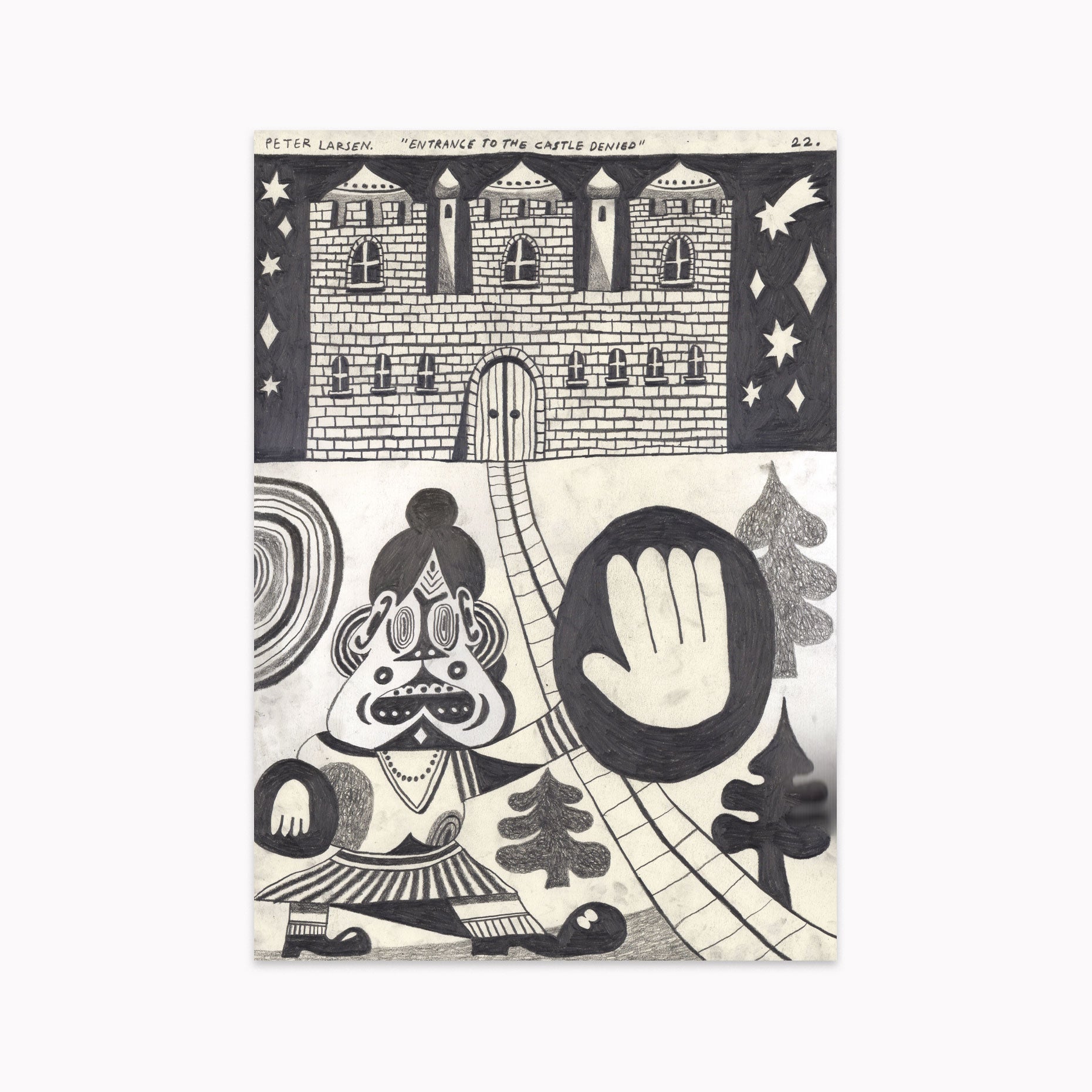 Peter Larsen - Entrance to the castle denied