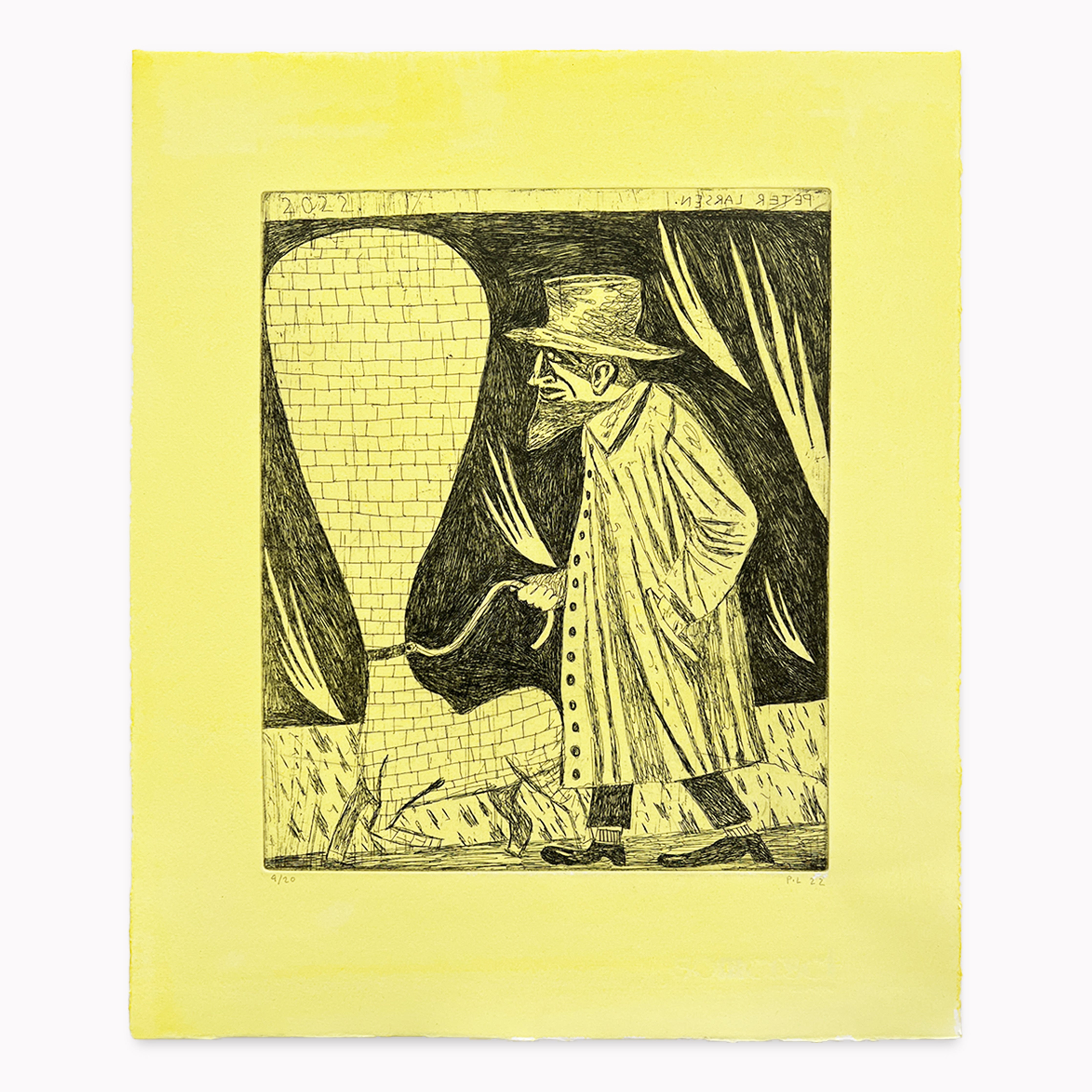 Peter Larsen - Gåtur med ridderborghund