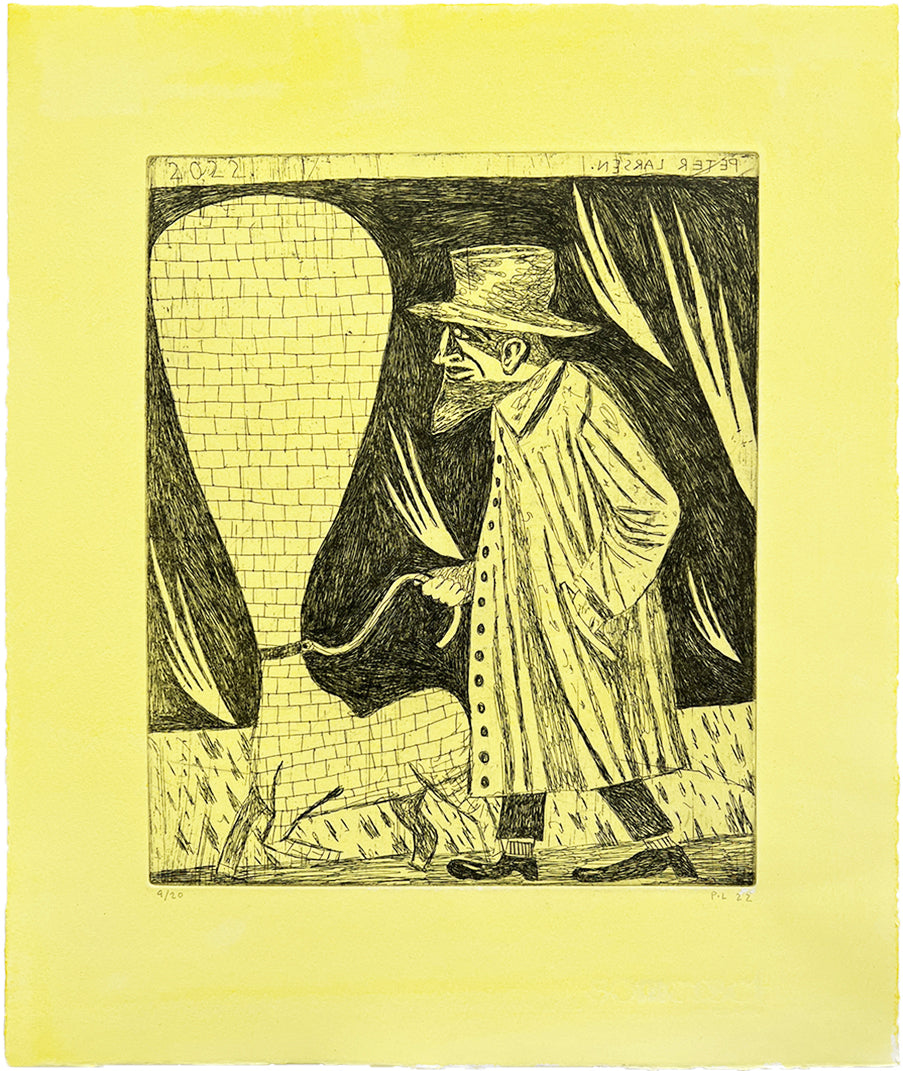 Peter Larsen - Gåtur med ridderborghund