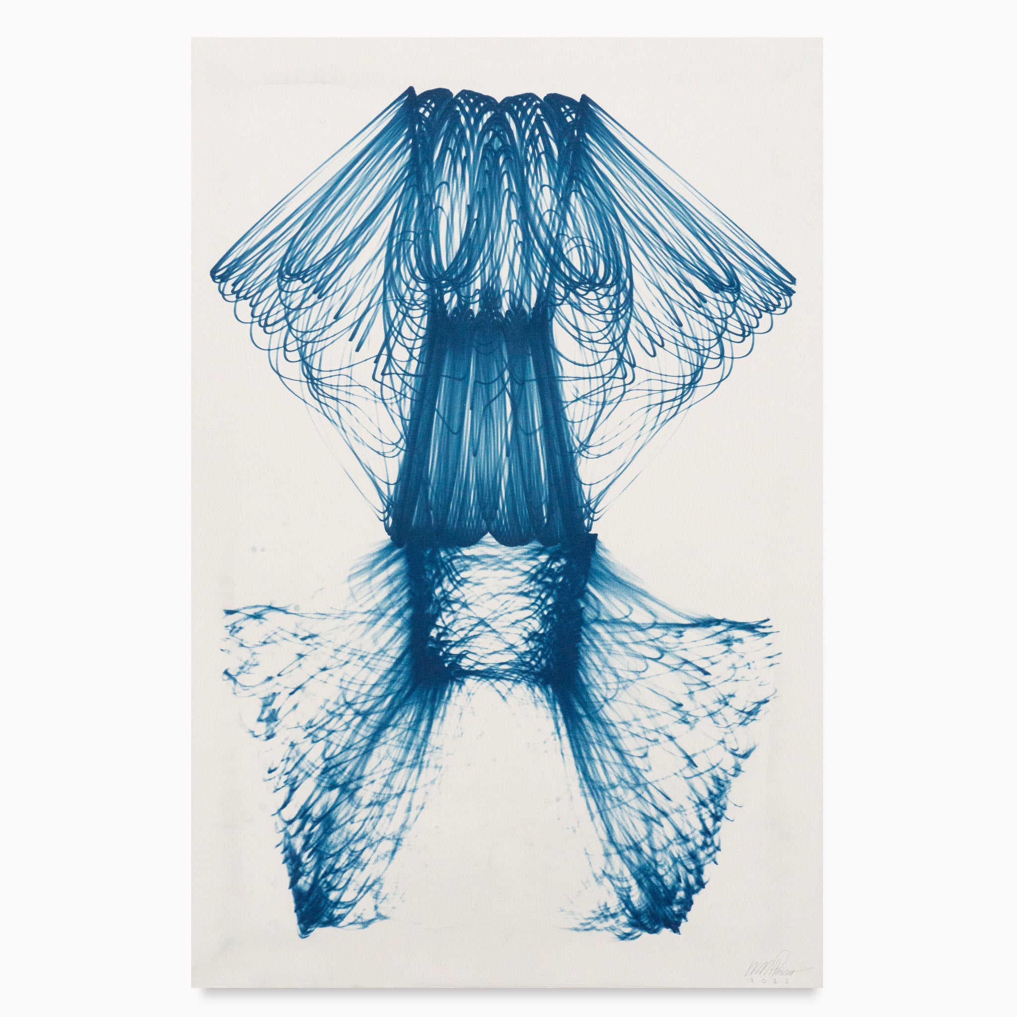 Morten Plesner - Laser drawing (MP62)