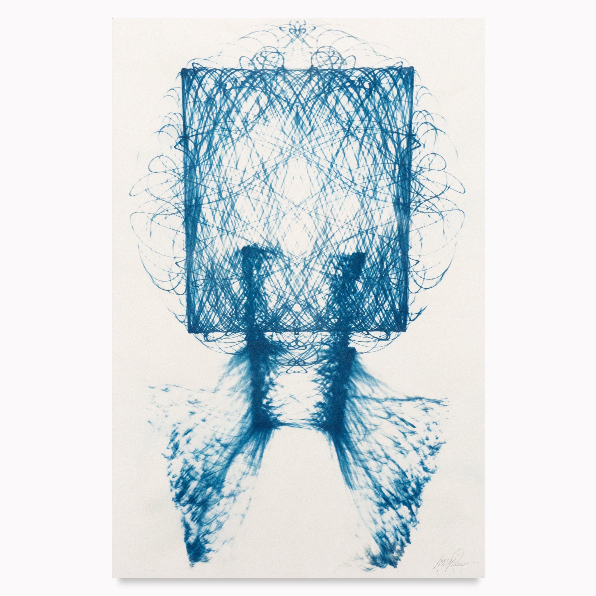 Morten Plesner - Laser drawing (MP63)