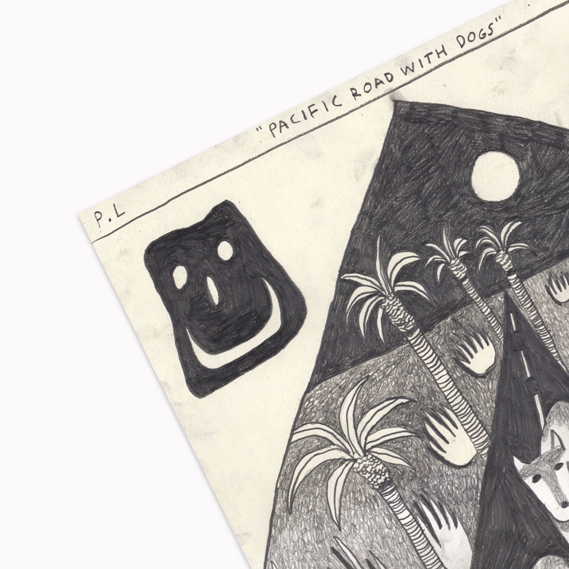 Peter Larsen - Pacific road with dogs