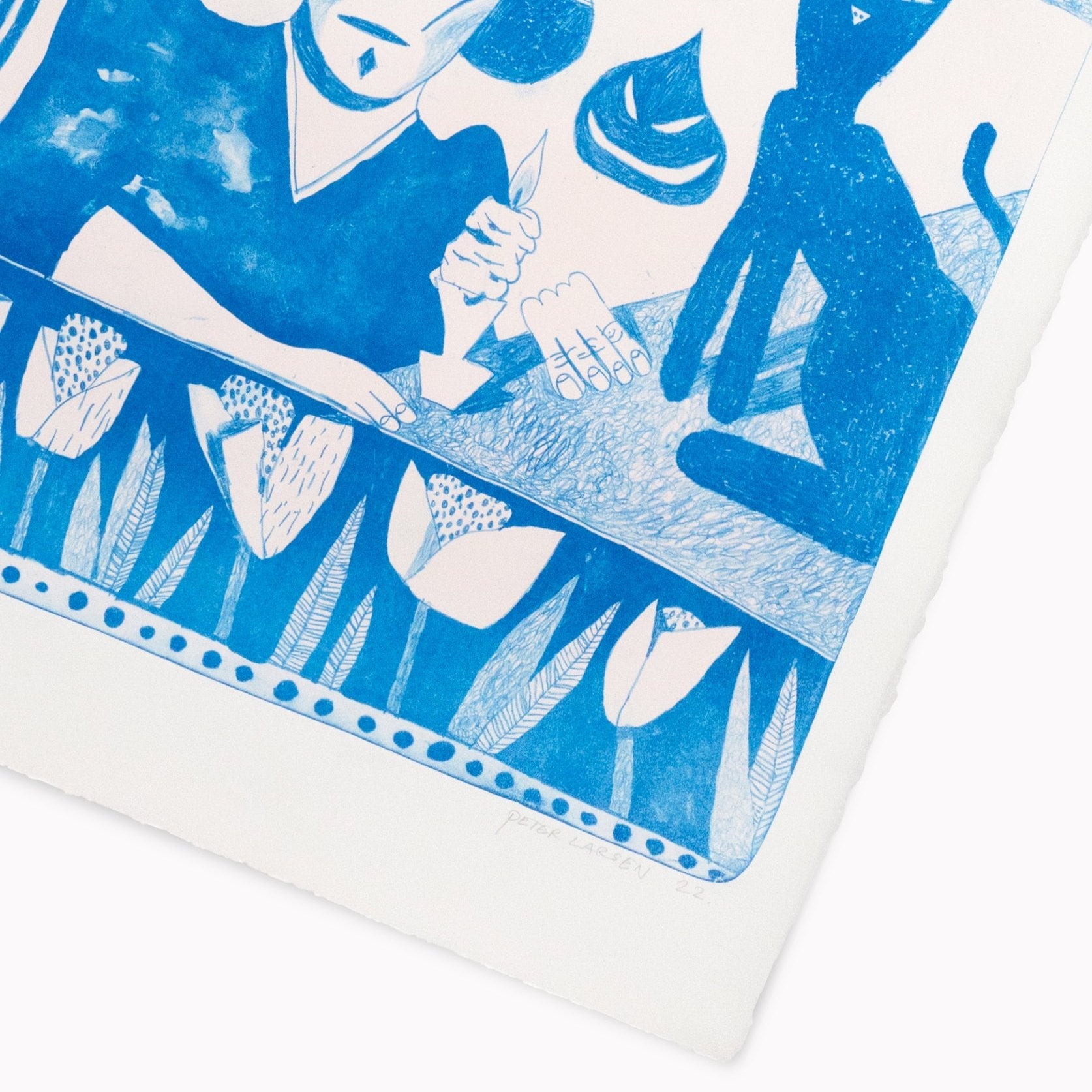 Peter Larsen - Portræt af ung heks