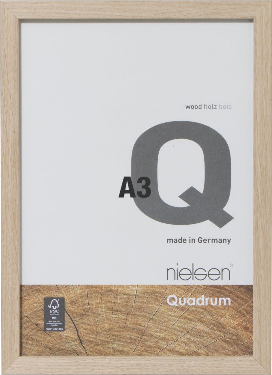 A3 Quadrum Oak Frame