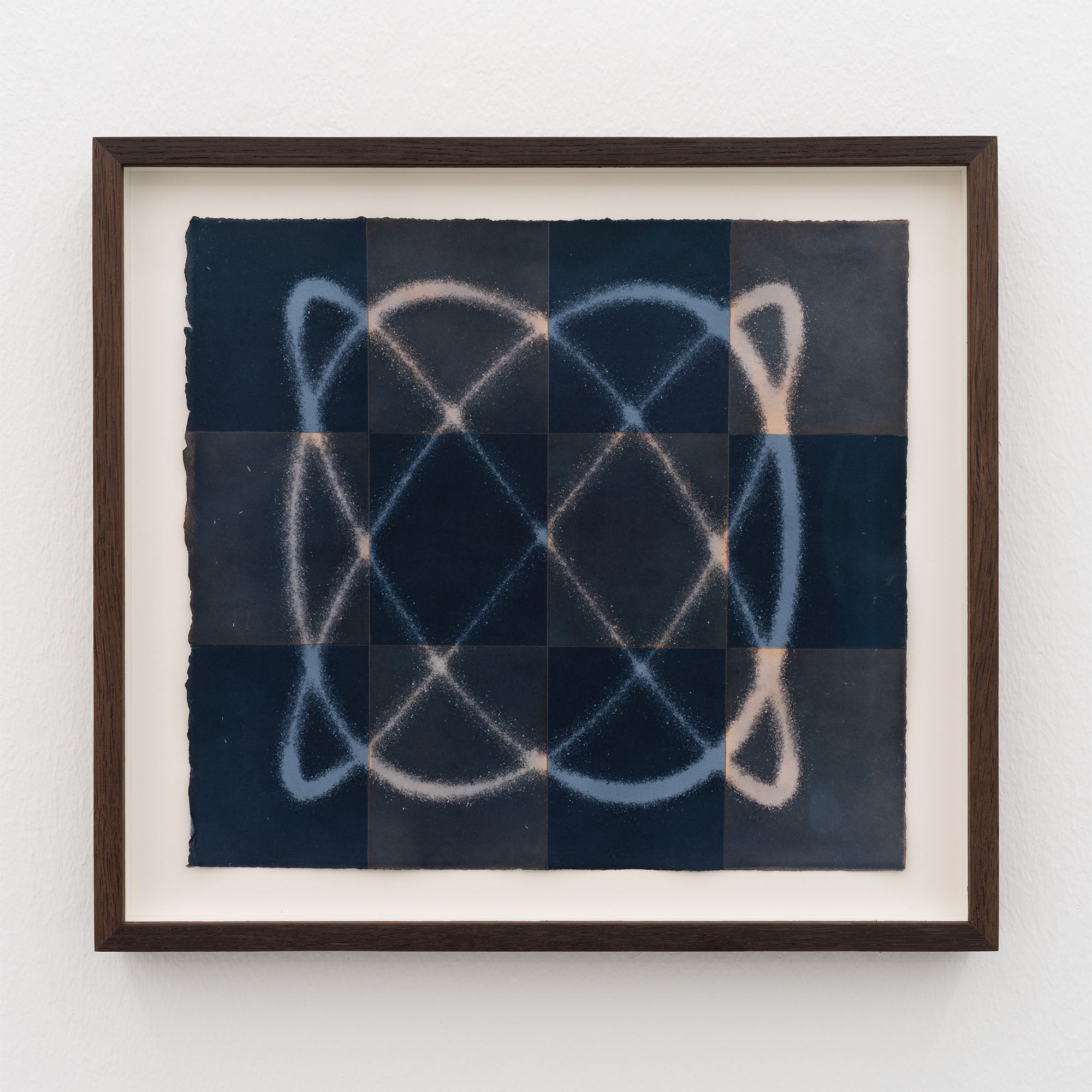 Louise Foo - Wave in Flux, Logwood Study (3:4) - framed