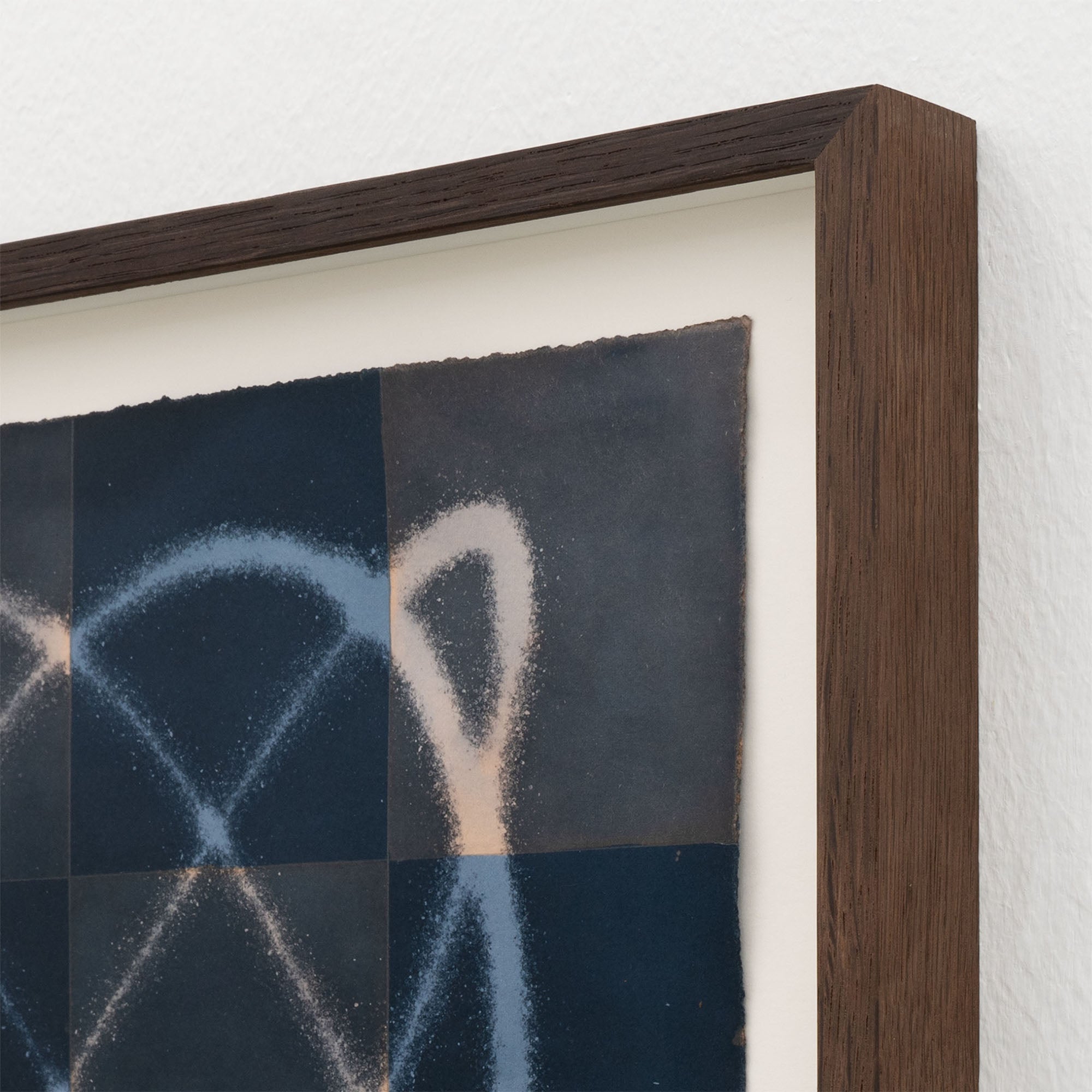 Louise Foo - Wave in Flux, Logwood Study (3:4) - framed