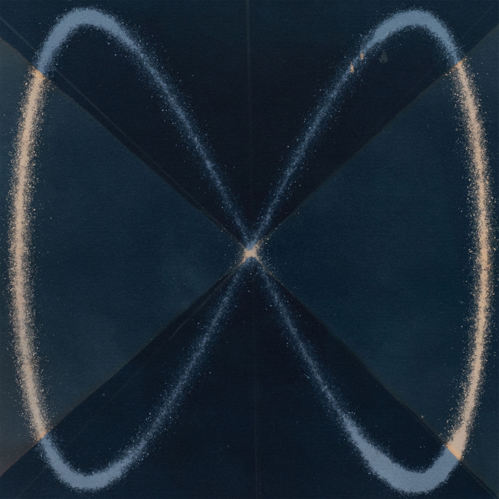 Louise Foo - Wave in Flux, Logwood Study (1:2) - framed