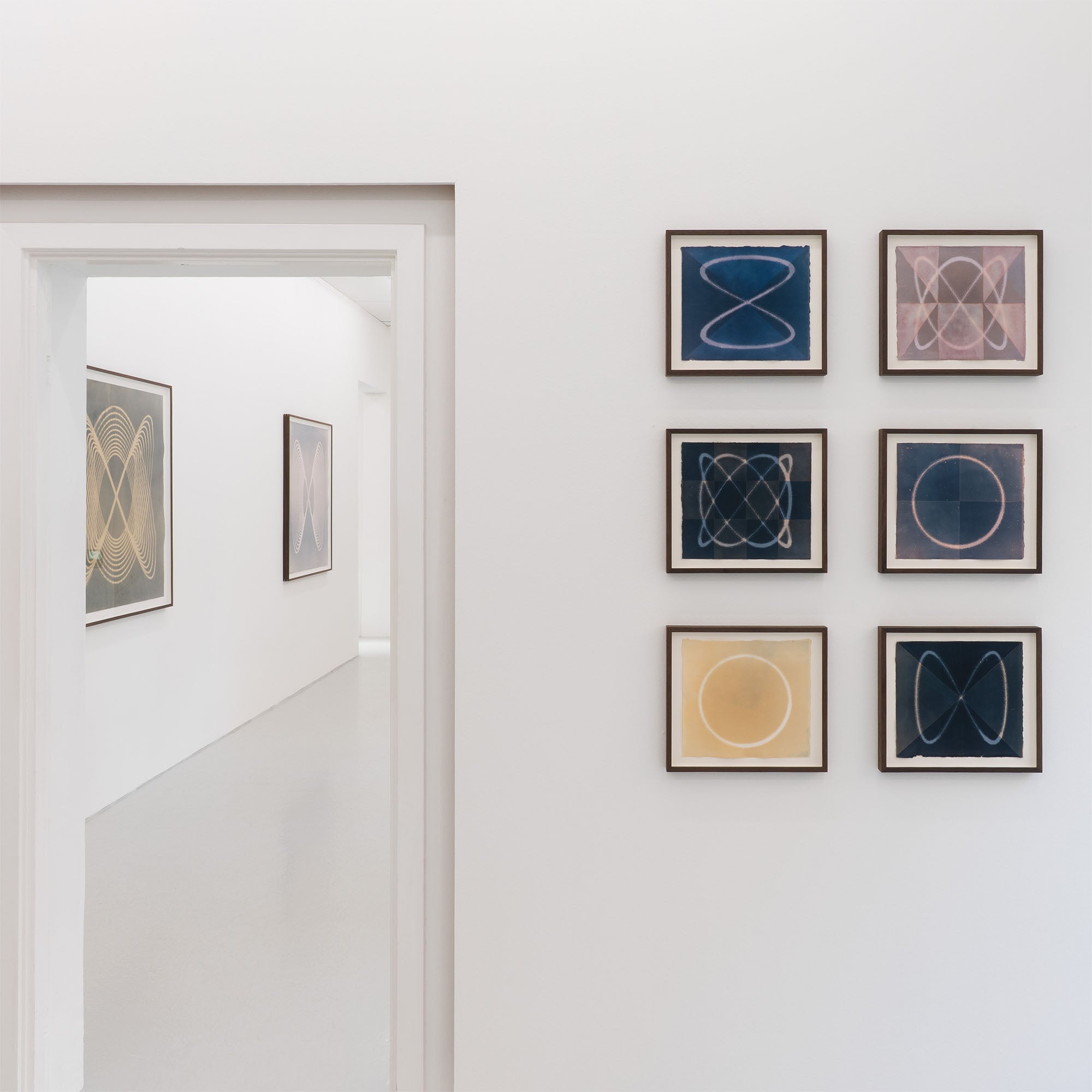 Louise Foo - Wave in Flux, Logwood Study (3:4) - framed