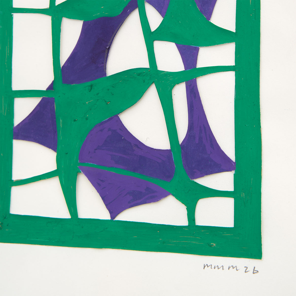Mathias Malling Mortensen - Untitled – Original framed artwork