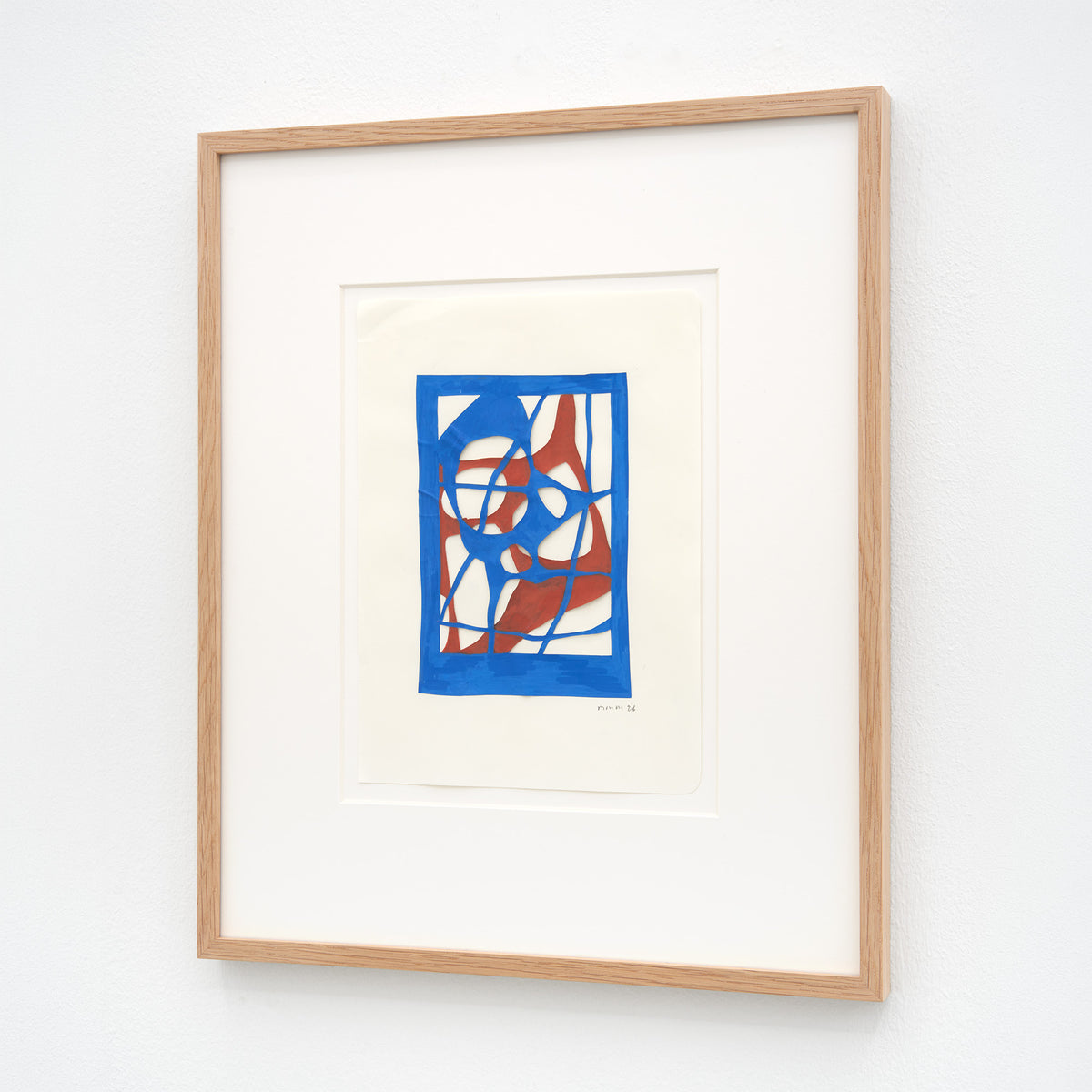 Mathias Malling Mortensen - Untitled – Original framed artwork