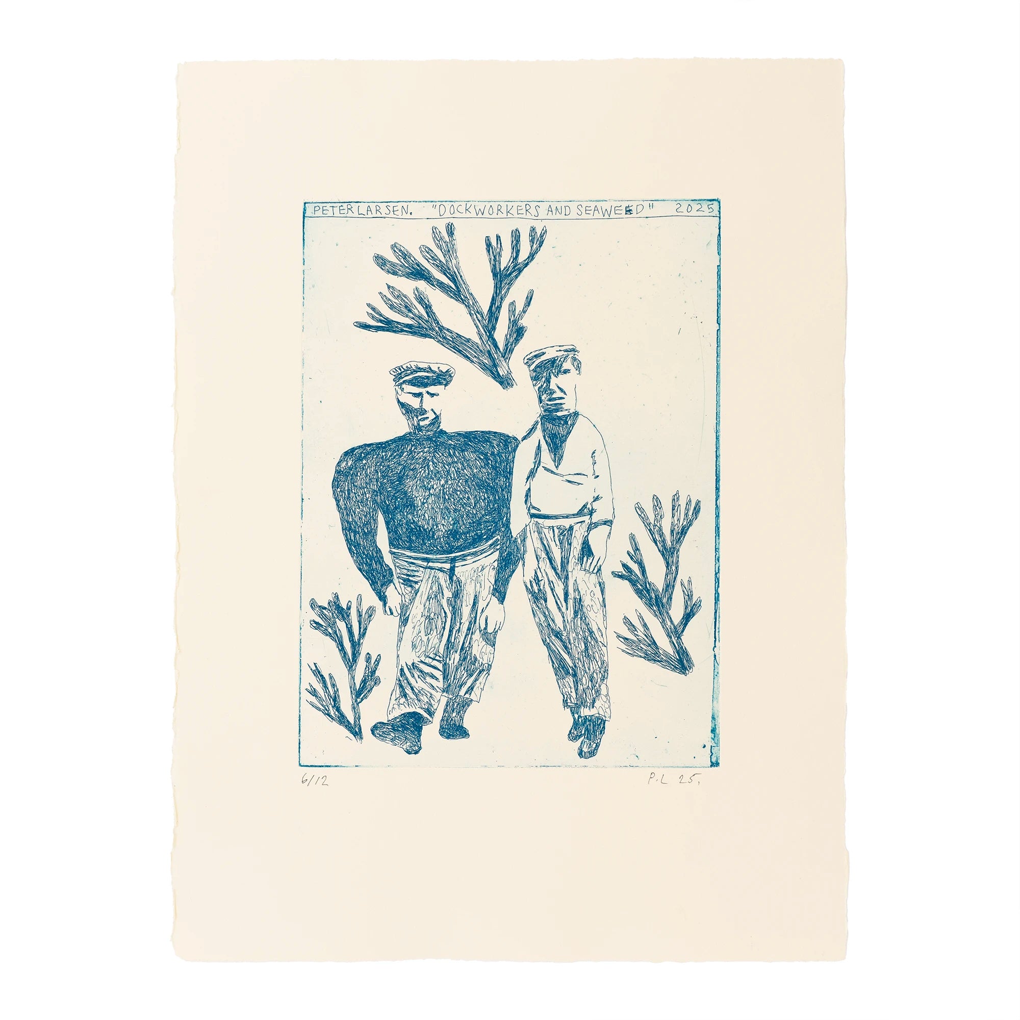 Peter Larsen - Dockworkers and Seaweed