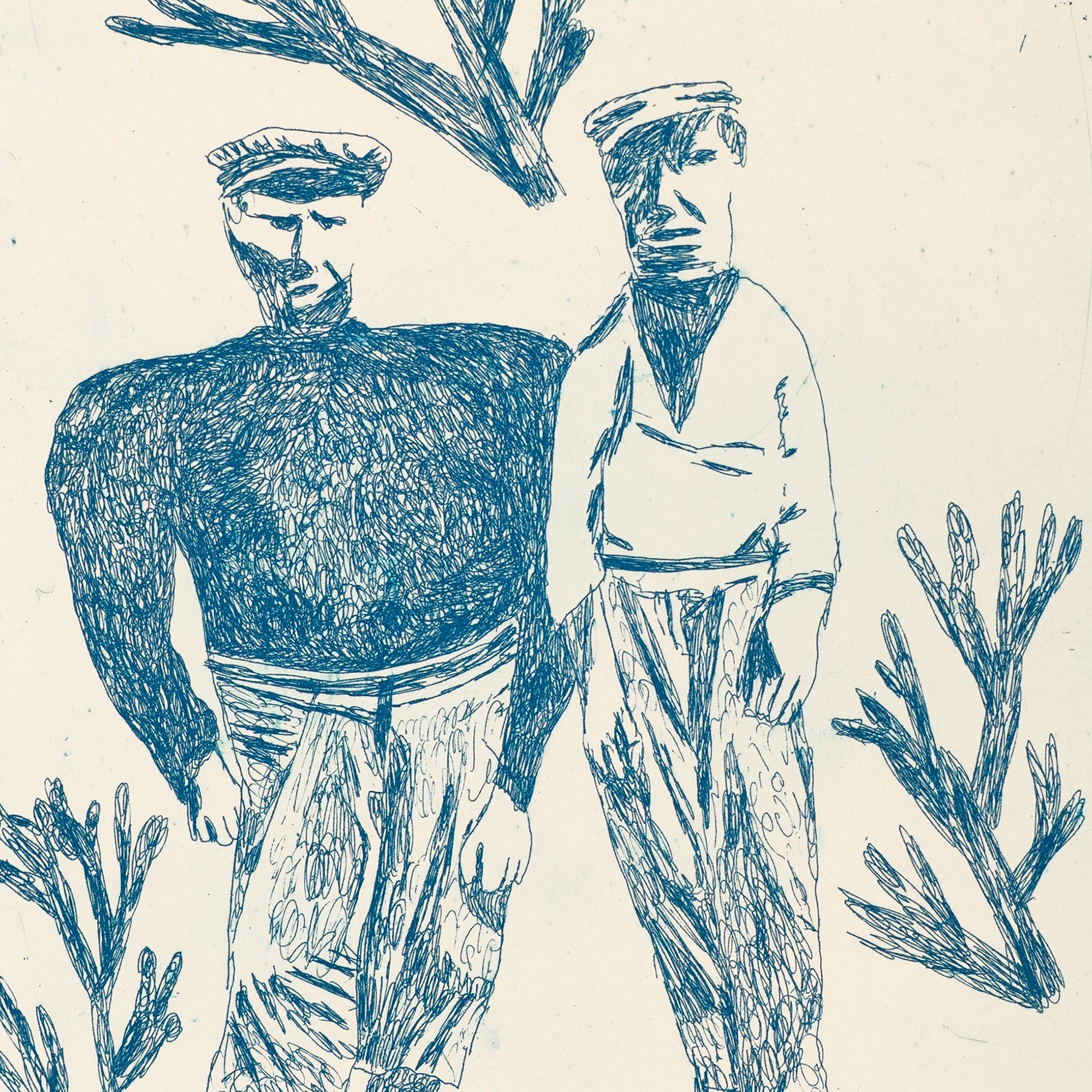 Peter Larsen - Dockworkers and Seaweed