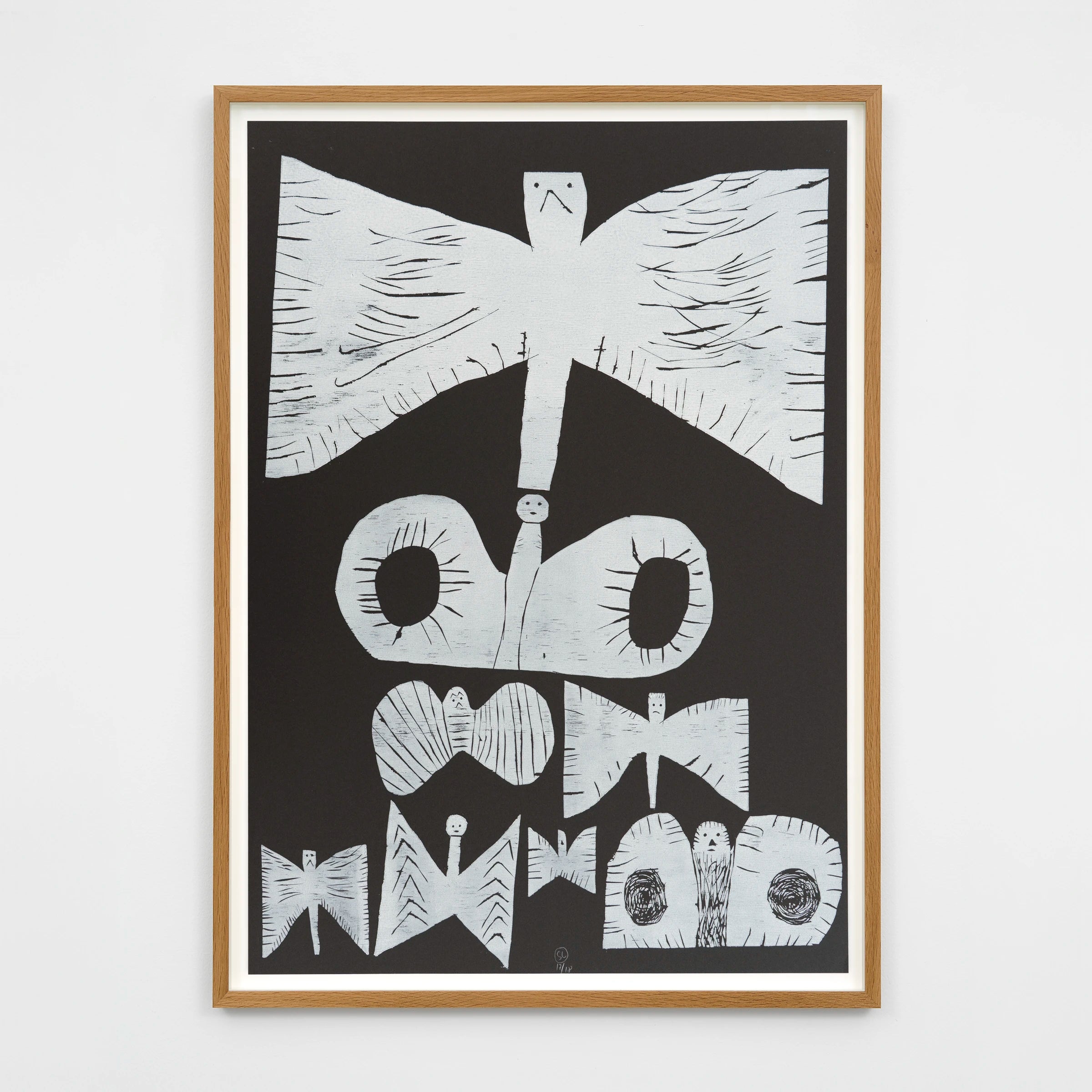 Sune Christiansen - Black woodcut