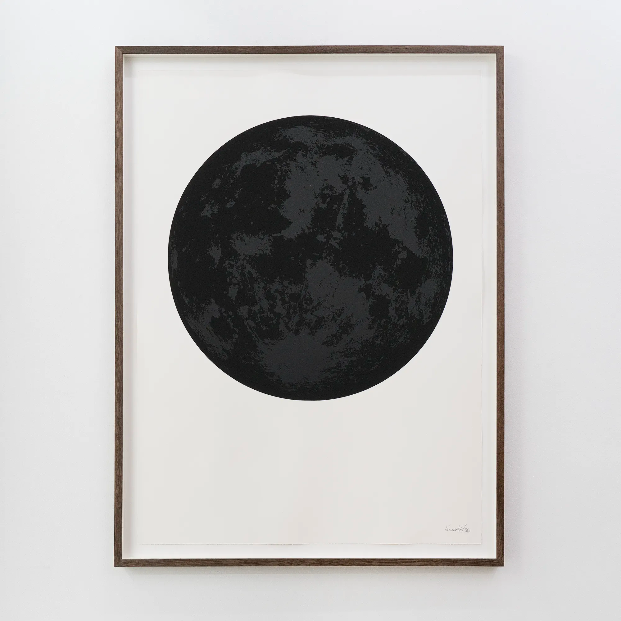 Victor Ash - Black Moon - framed