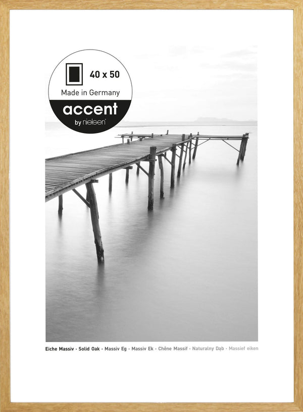 40x50 Frame Solid Oak