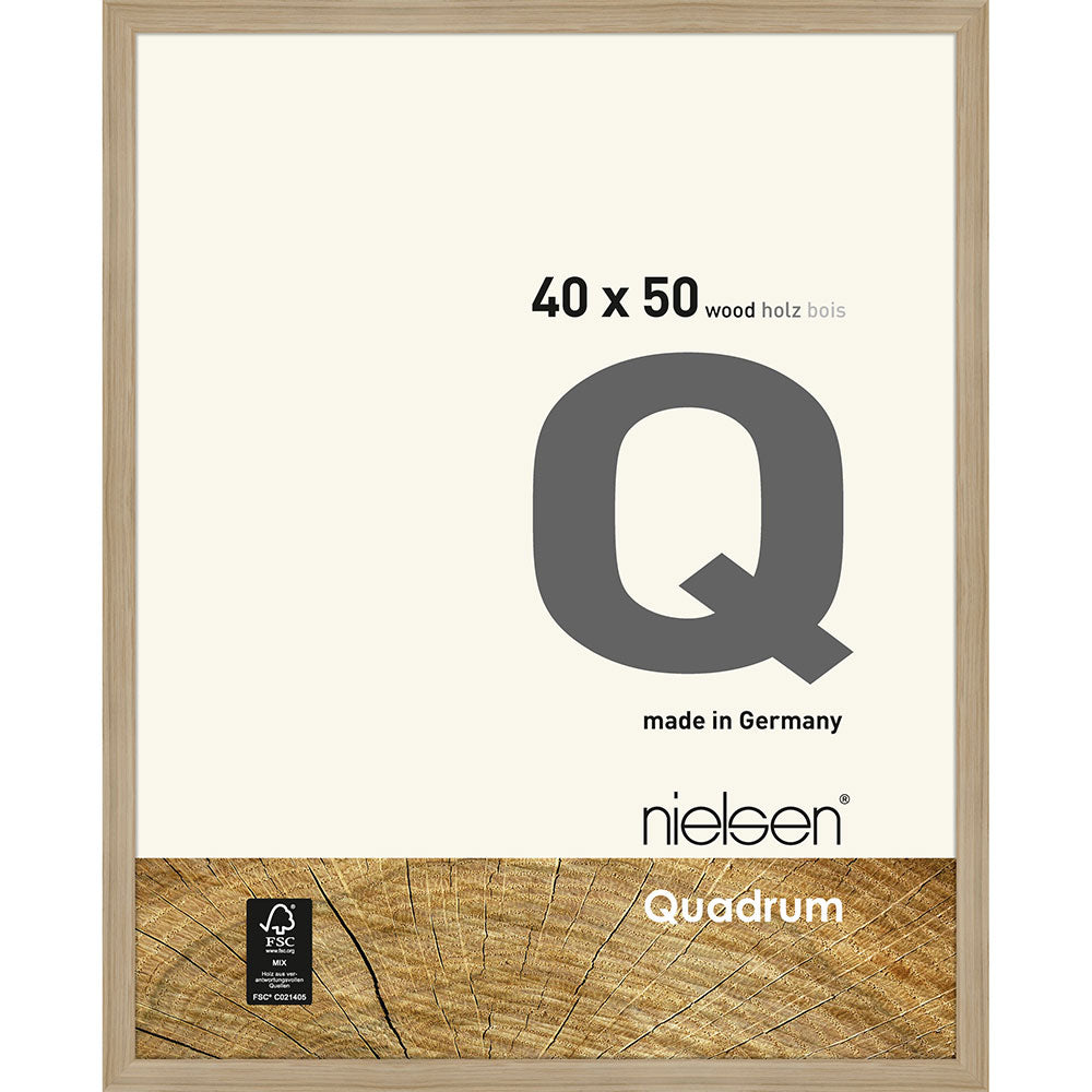 40x50 Quadrum Oak Frame