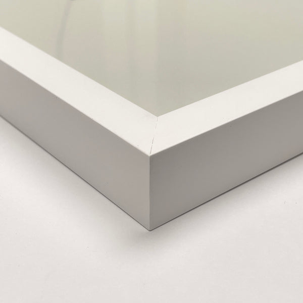 40x50 Quadrum White Frame